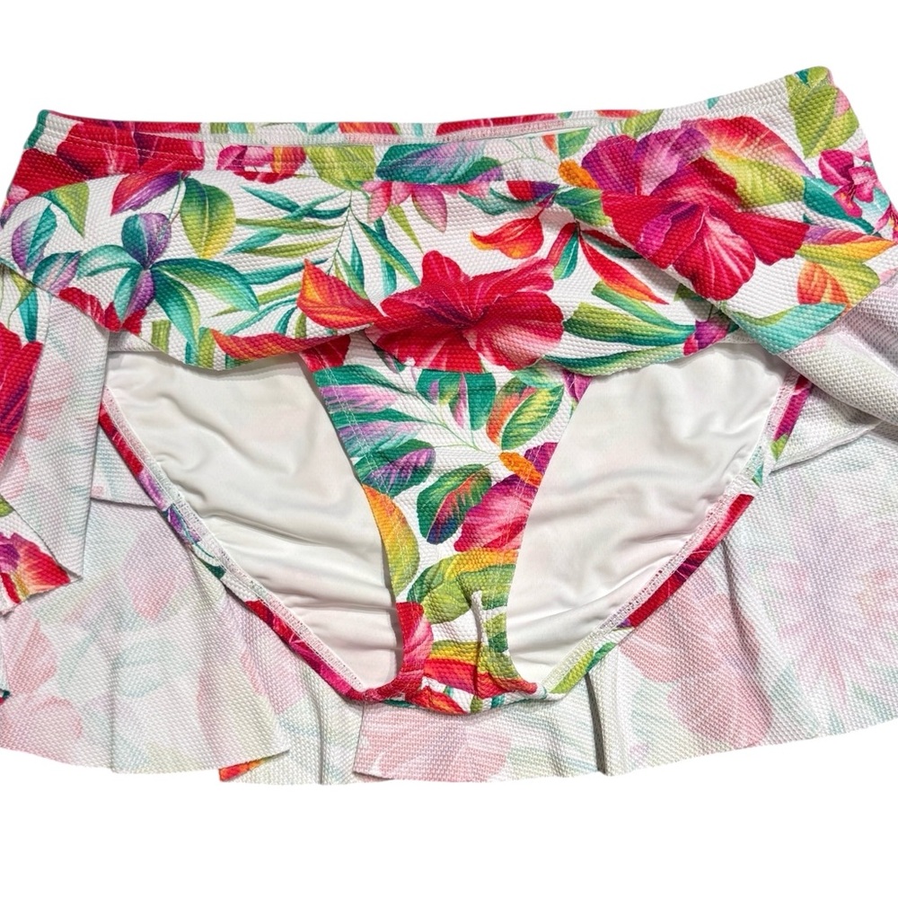 🌴Tommy Bahama Island Cays Fiesta Skirted Bikini Bottom - Picture 6 of 12